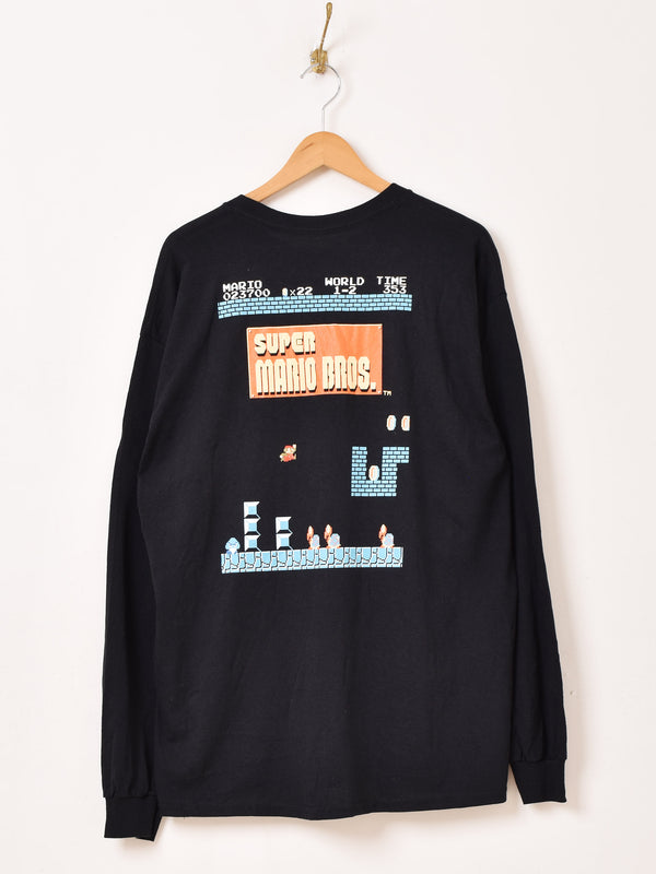 スーパーマリオブラザーズ ロングスリーブＴシャツ