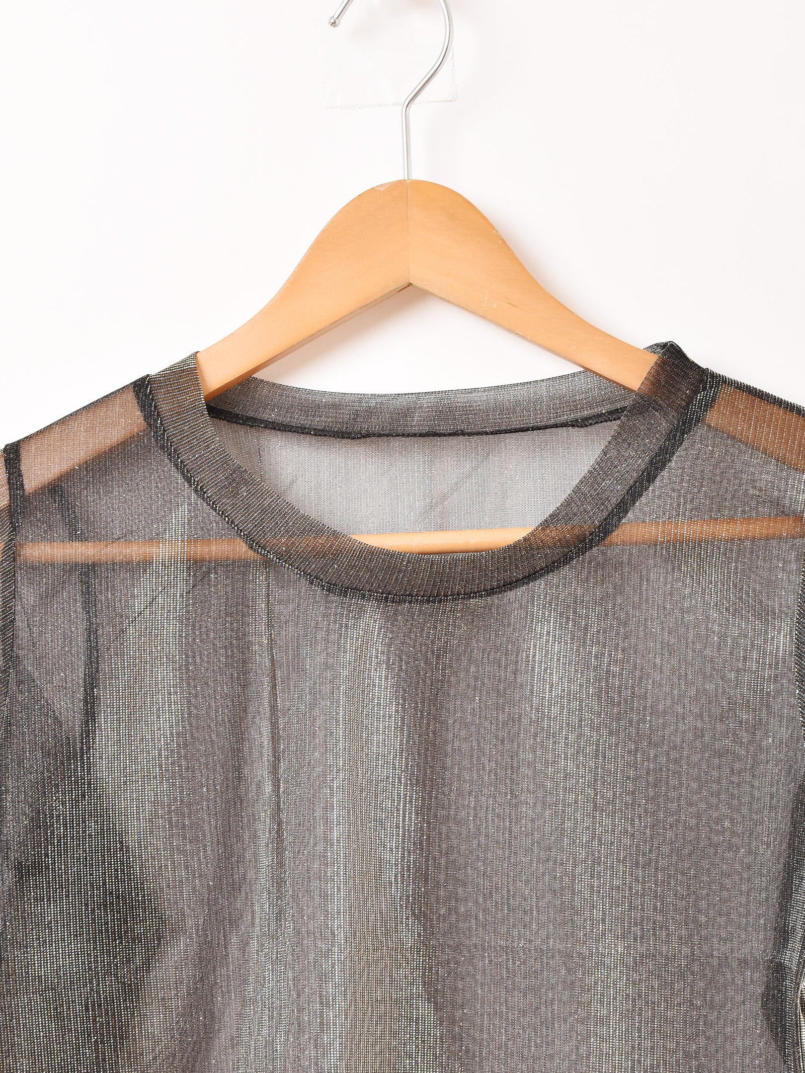 5色展開】Meridian 長袖 ラメ入り フリル カットソー – 古着屋Top of 