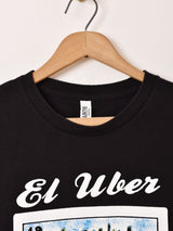 タロットカード風 El Uber 車 プリントTシャツ