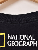 NATIONAL GEOGRAPHIC 地球 プリント Tシャツ