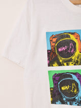 宇宙飛行士 グラフィック プリントTシャツ