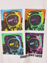宇宙飛行士 グラフィック プリントTシャツ