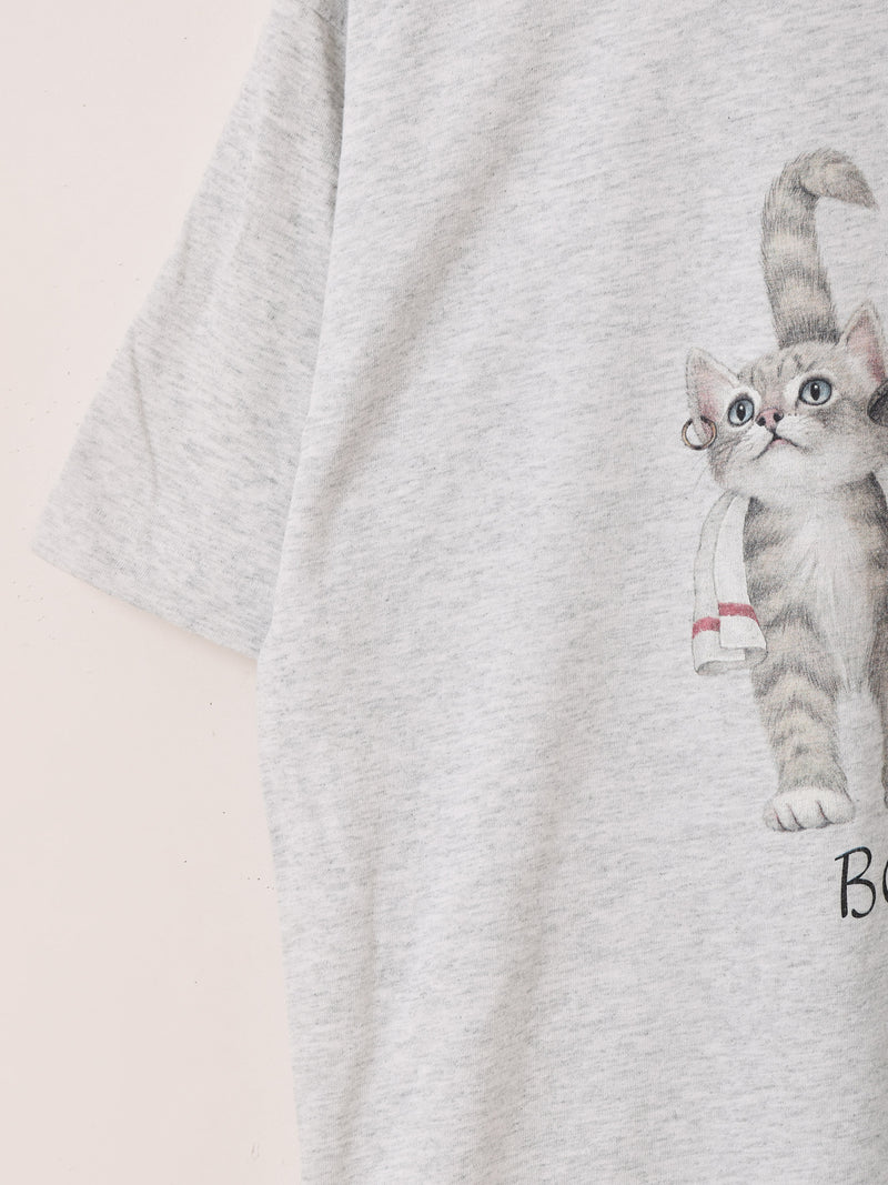 90's〜 猫 Bob Harrison プリントTシャツ – 古着屋Top of the Hillの