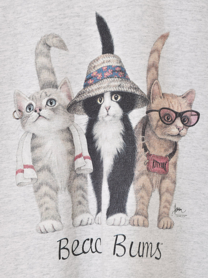 90's〜 猫 Bob Harrison プリントTシャツ – 古着屋Top of the Hillの