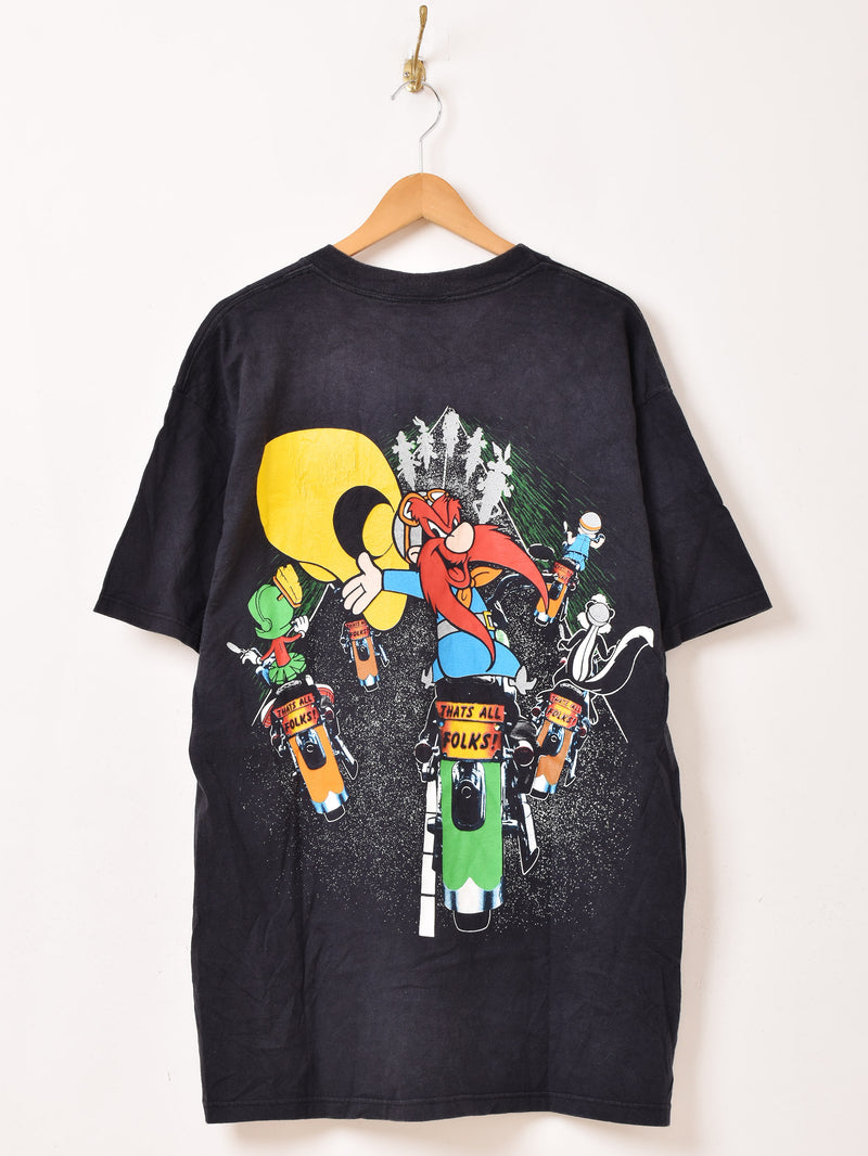 1993's LOONEY TUNES 両面プリント Tシャツ – 古着屋Top of the Hillの