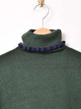 【5色展開】Meridian フリル タートルネック セーター