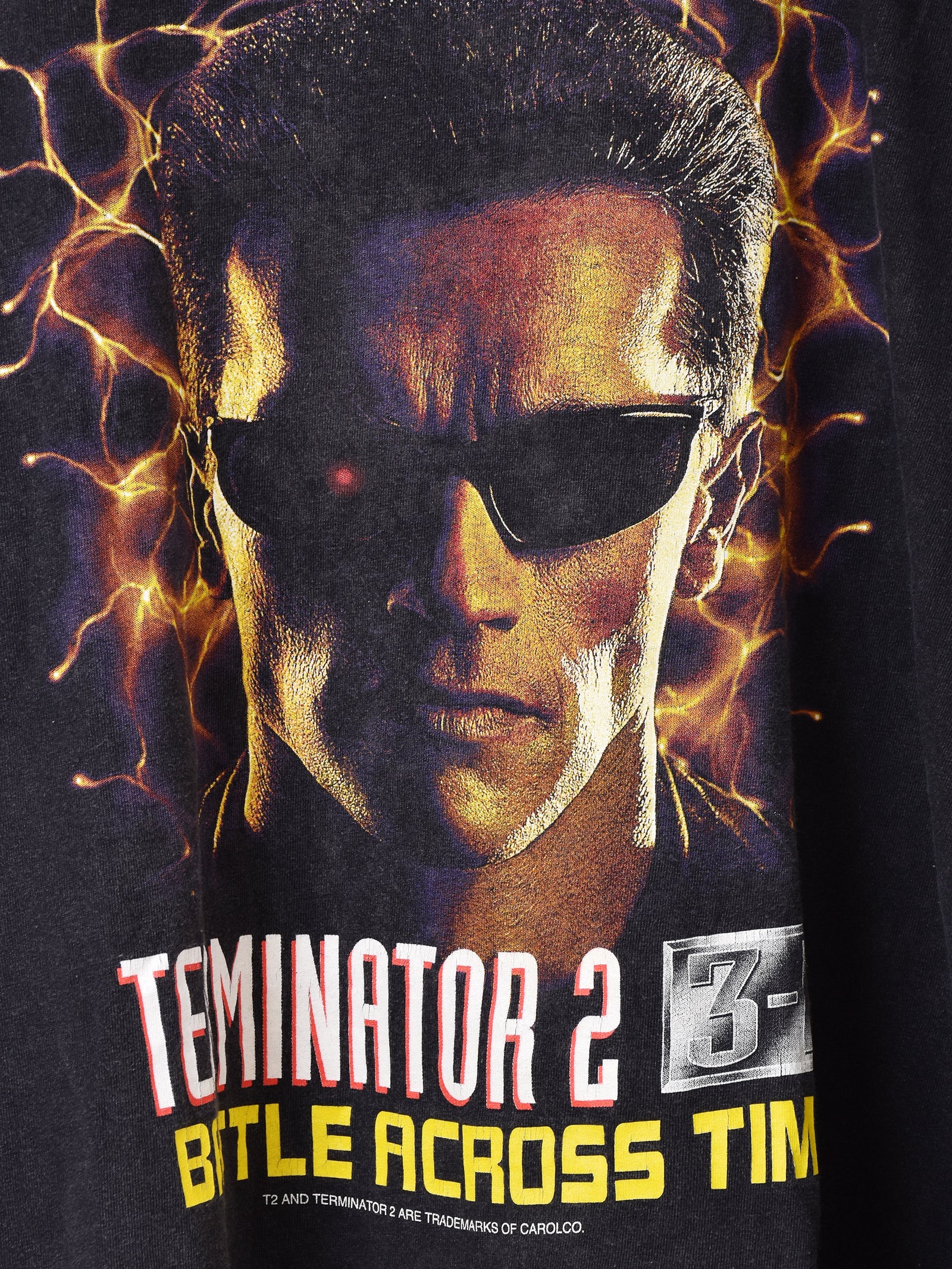 90's〜00's アメリカ製 TERMINATOR 2:3-D プリントTシャツ – 古着屋Top