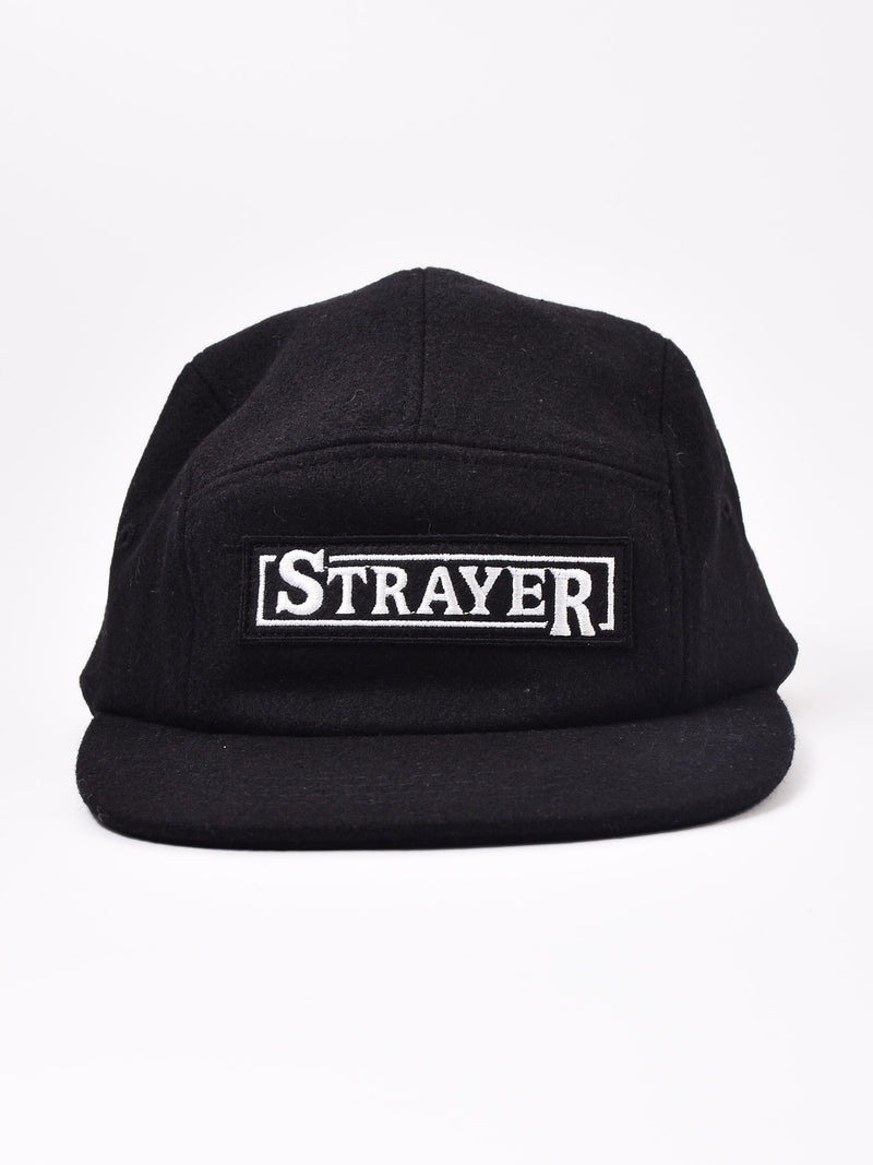 【2色展開】ウール パッチ刺繍 ジェットキャップ「STRAYER」