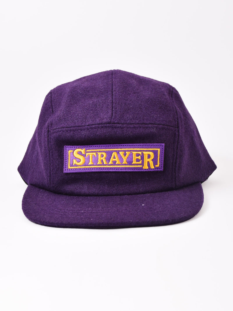 【2色展開】ウール パッチ刺繍 ジェットキャップ「STRAYER」