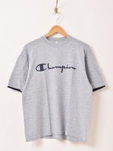 80's イタリア製 Champion ロゴ プリントTシャツ