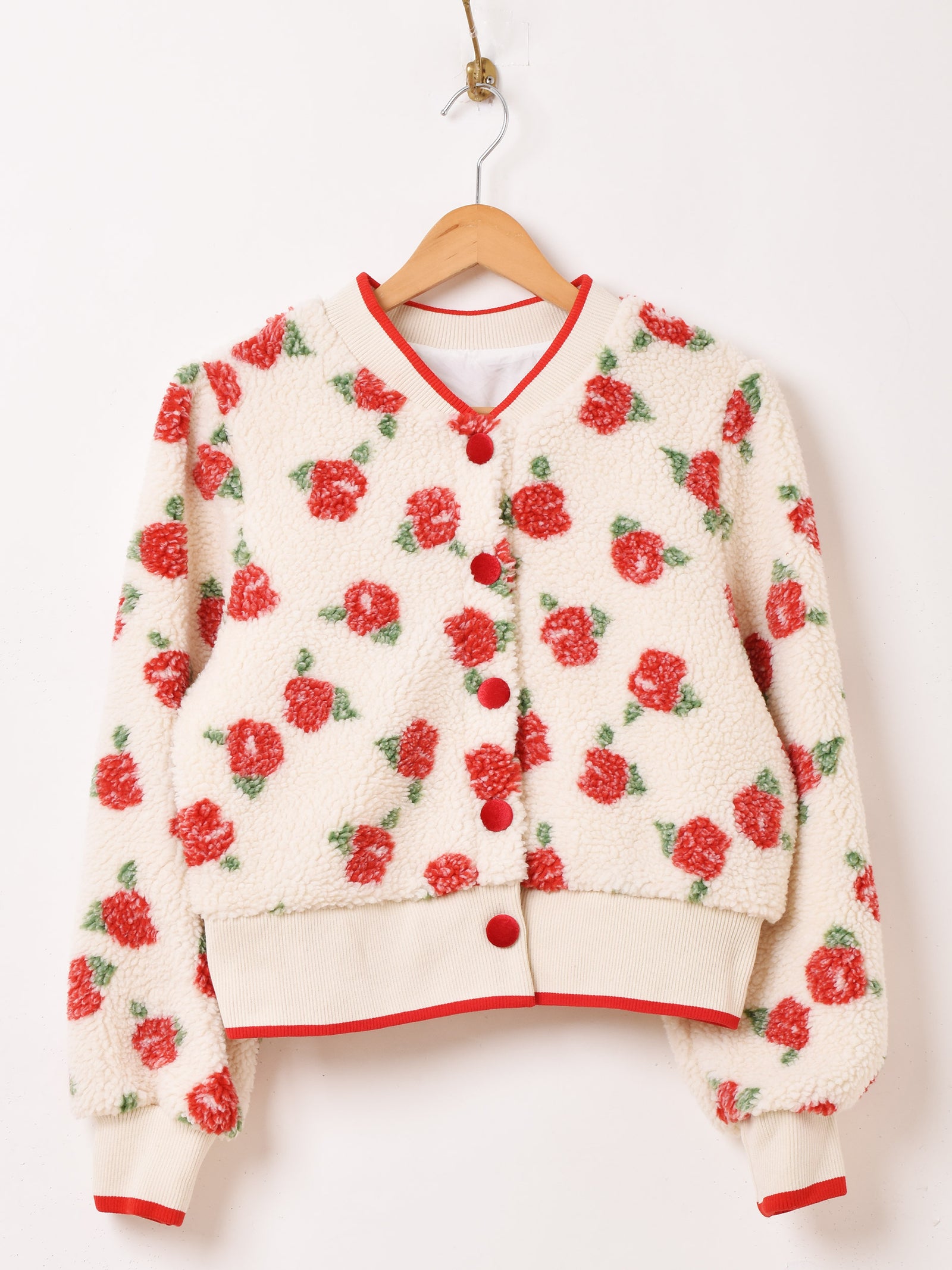 2色展開】Elcamino 花柄 ショート ボアジャケット – 古着屋Top