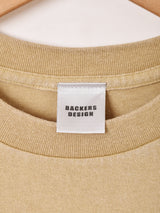 【2色展開】Backers プリントTシャツ「WOODLAND VARSITY」
