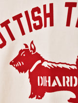 【2色展開】Backers フロッキープリント Tシャツ「SCOTTISH TERRIER」