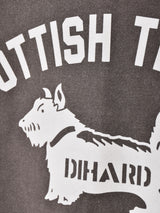 【2色展開】Backers フロッキープリント Tシャツ「SCOTTISH TERRIER」