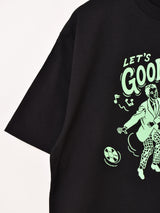 【2色展開】 プリントTシャツ「GOOD ROCKIN」