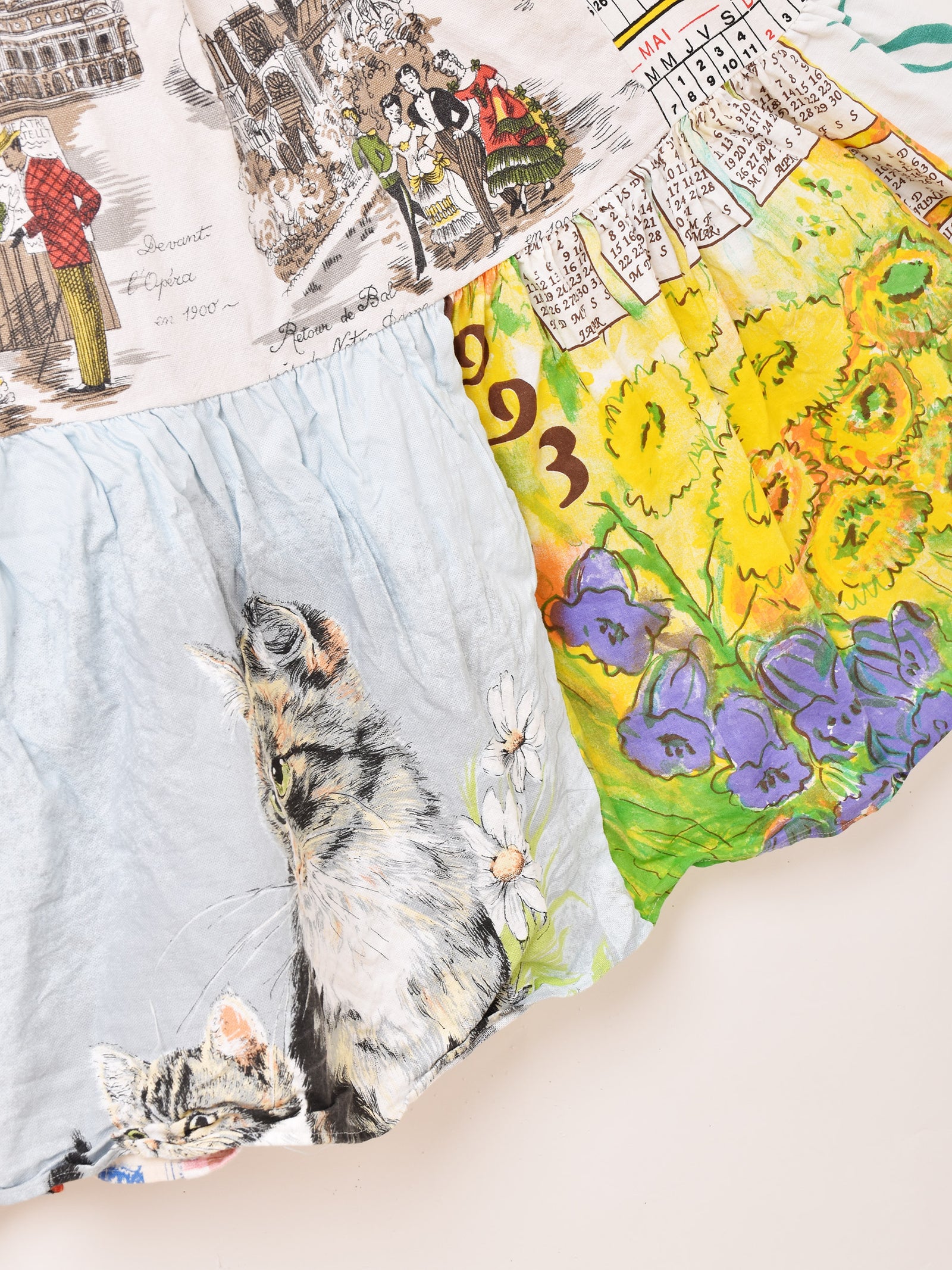 Emerald Motel リメイク パッチワーク カレンダー スカート – 古着屋