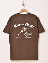 【2色展開】 プリントTシャツ「Chrome Rebels」