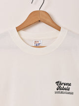【2色展開】 プリントTシャツ「Chrome Rebels」