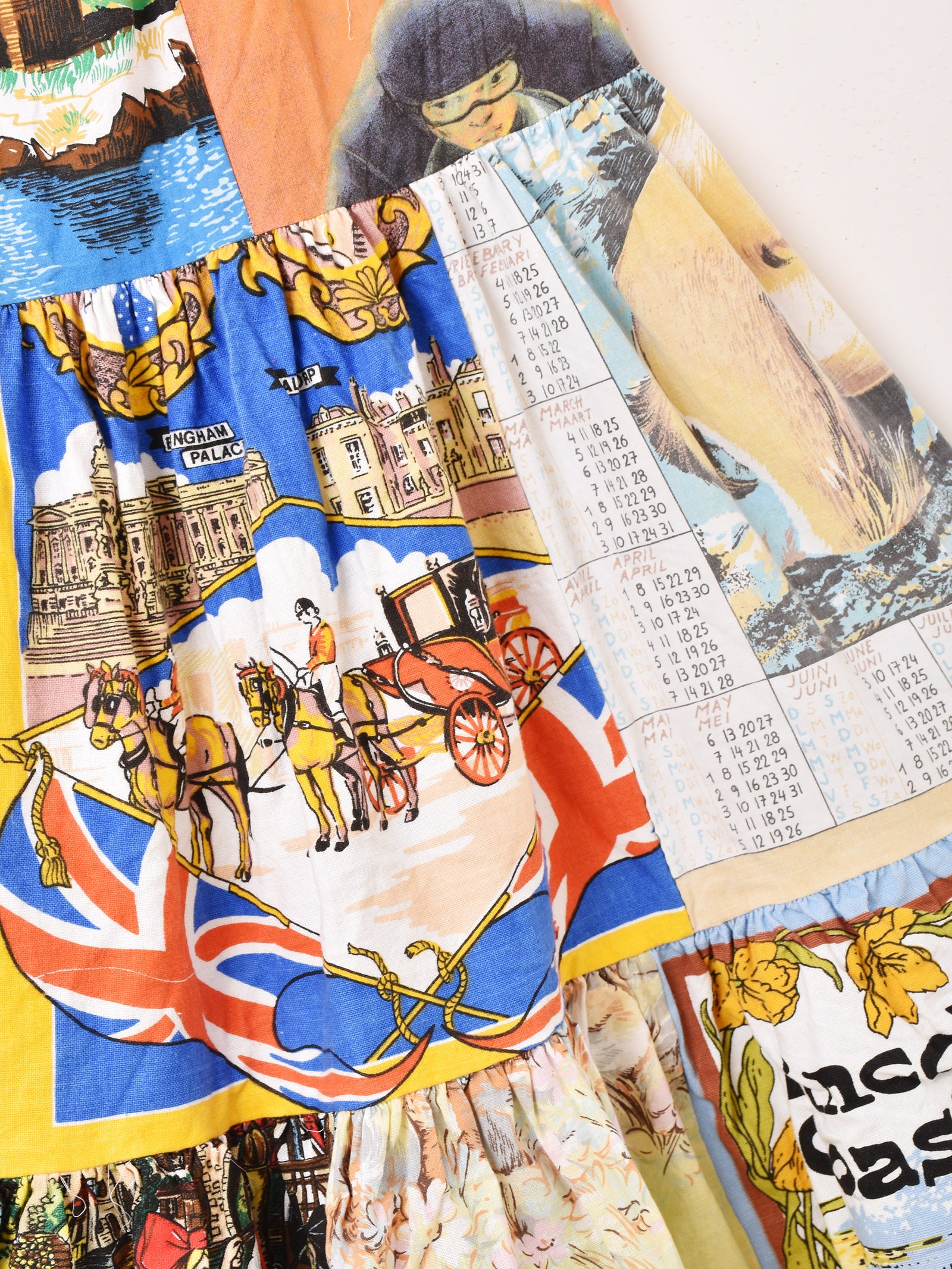 Emerald Motel リメイク パッチワーク カレンダー スカート – 古着屋