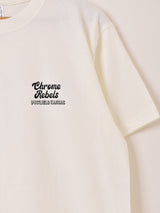 【2色展開】 プリントTシャツ「Chrome Rebels」