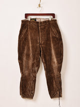 40's French Corduroy Jodhpurs Pants