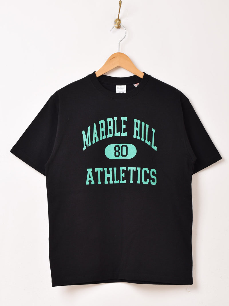 プリントTシャツ 「MARBLE HILL ATHLETICS 80」