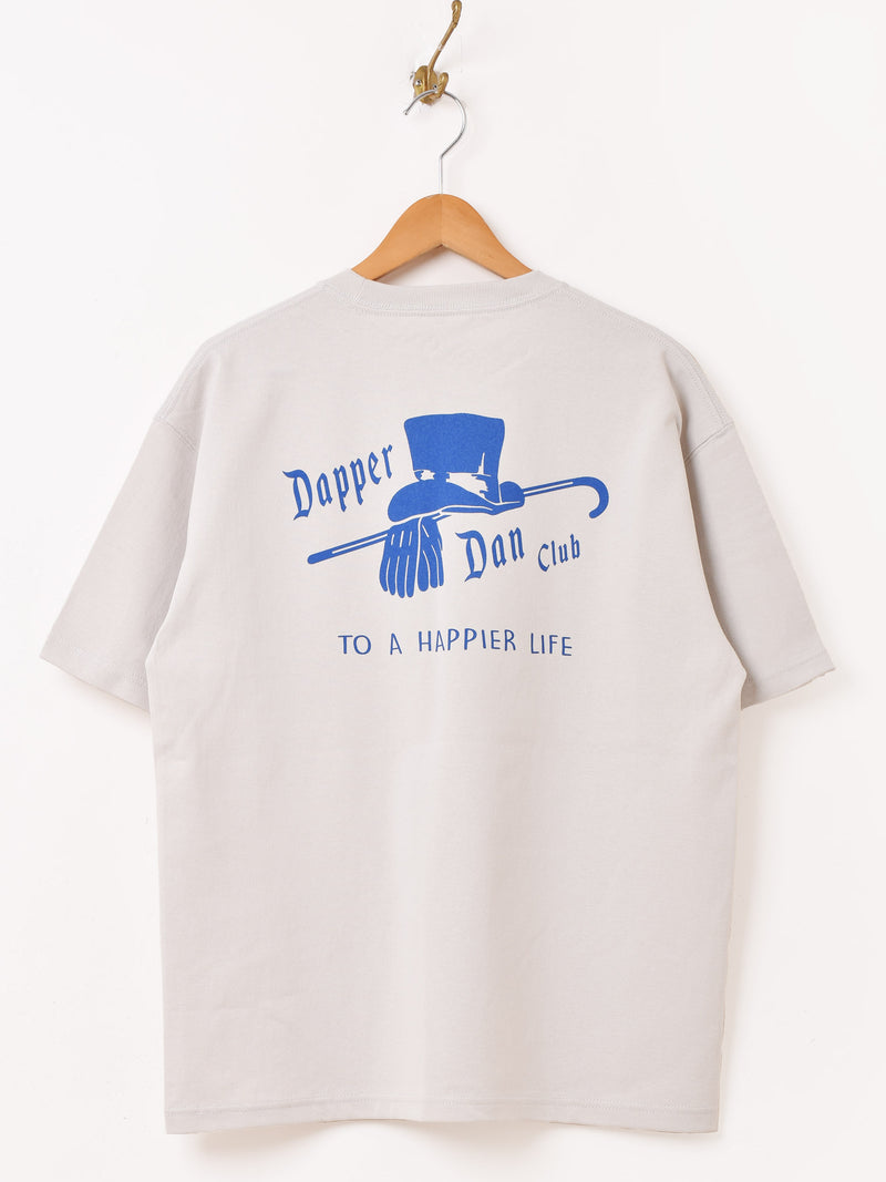 【2色展開】 プリントTシャツ 「Dapper Dan Club」