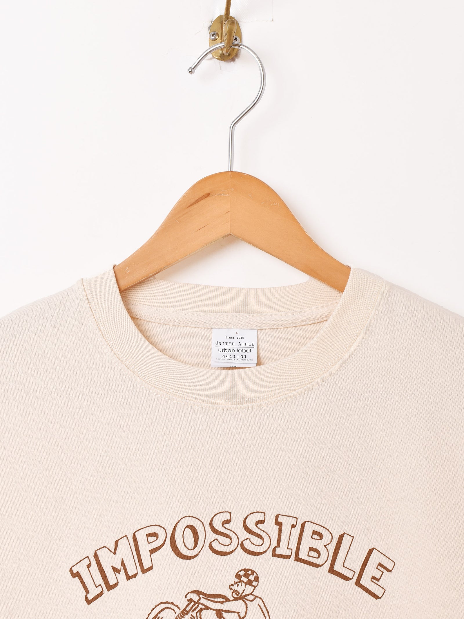 古着 プリント Tシャツ エリア51 3色展開】 プリントTシャツ「IMPOSSIBLE IS NOTHING」」 – 古着