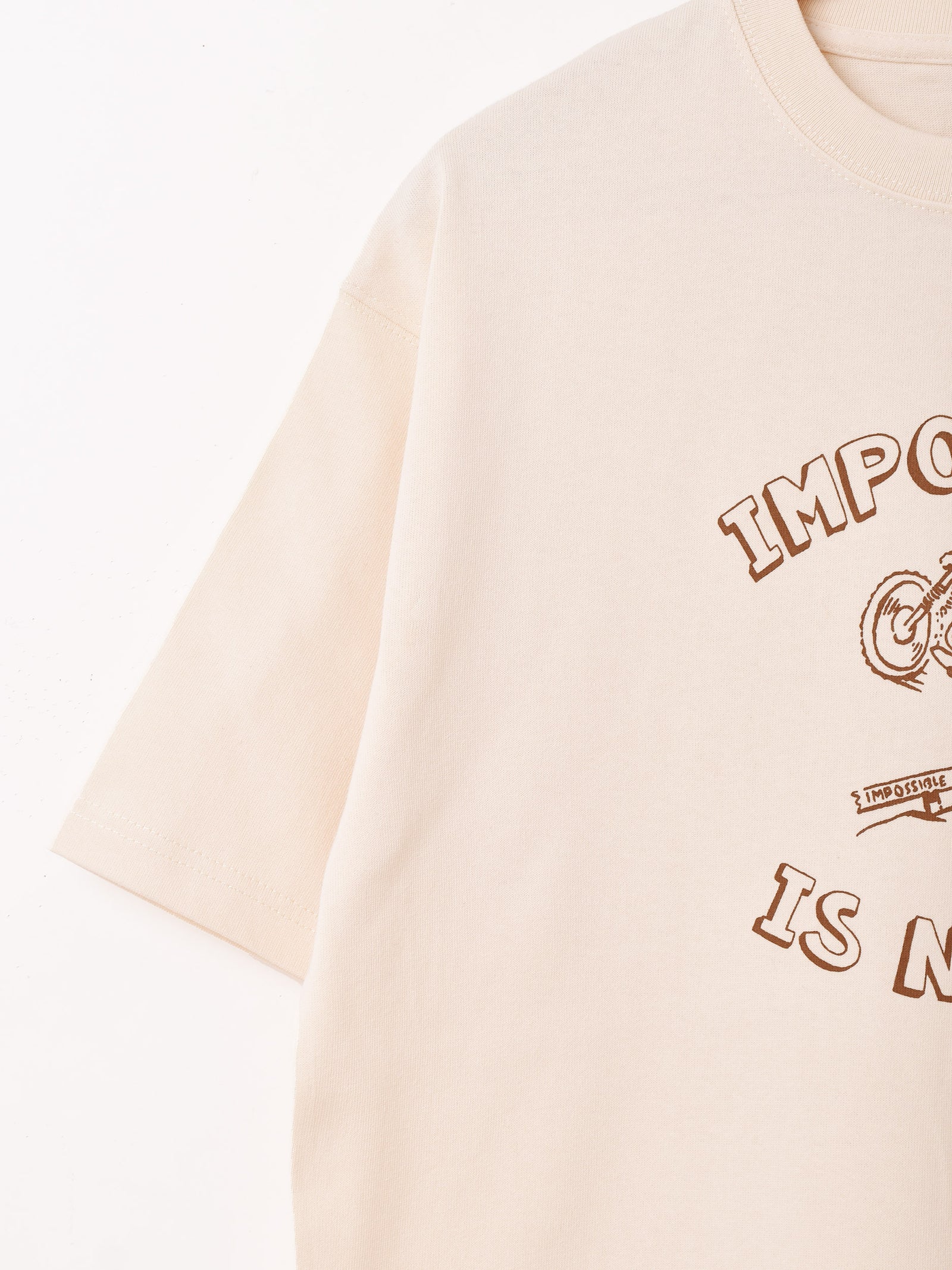 3色展開】 プリントTシャツ「IMPOSSIBLE IS NOTHING」 – 古着屋Top of