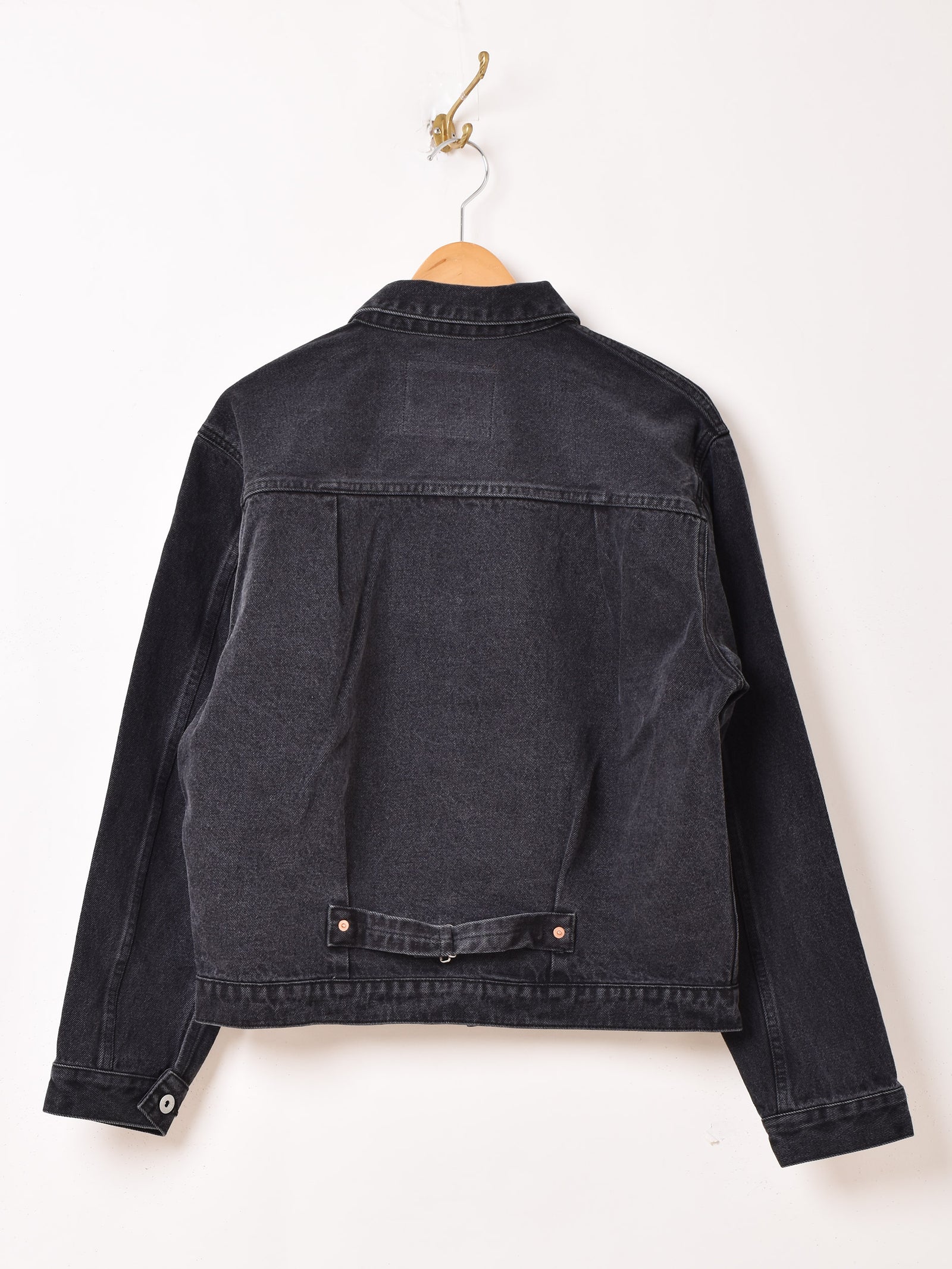 Backers 1stタイプ ブラックデニムジャケット – 古着屋Top of the Hill