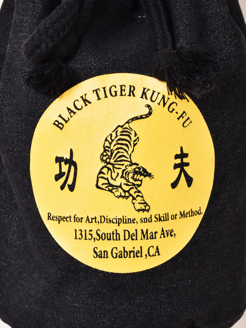 巾着 バッグ「BLACK TIGER KUNG-FU」