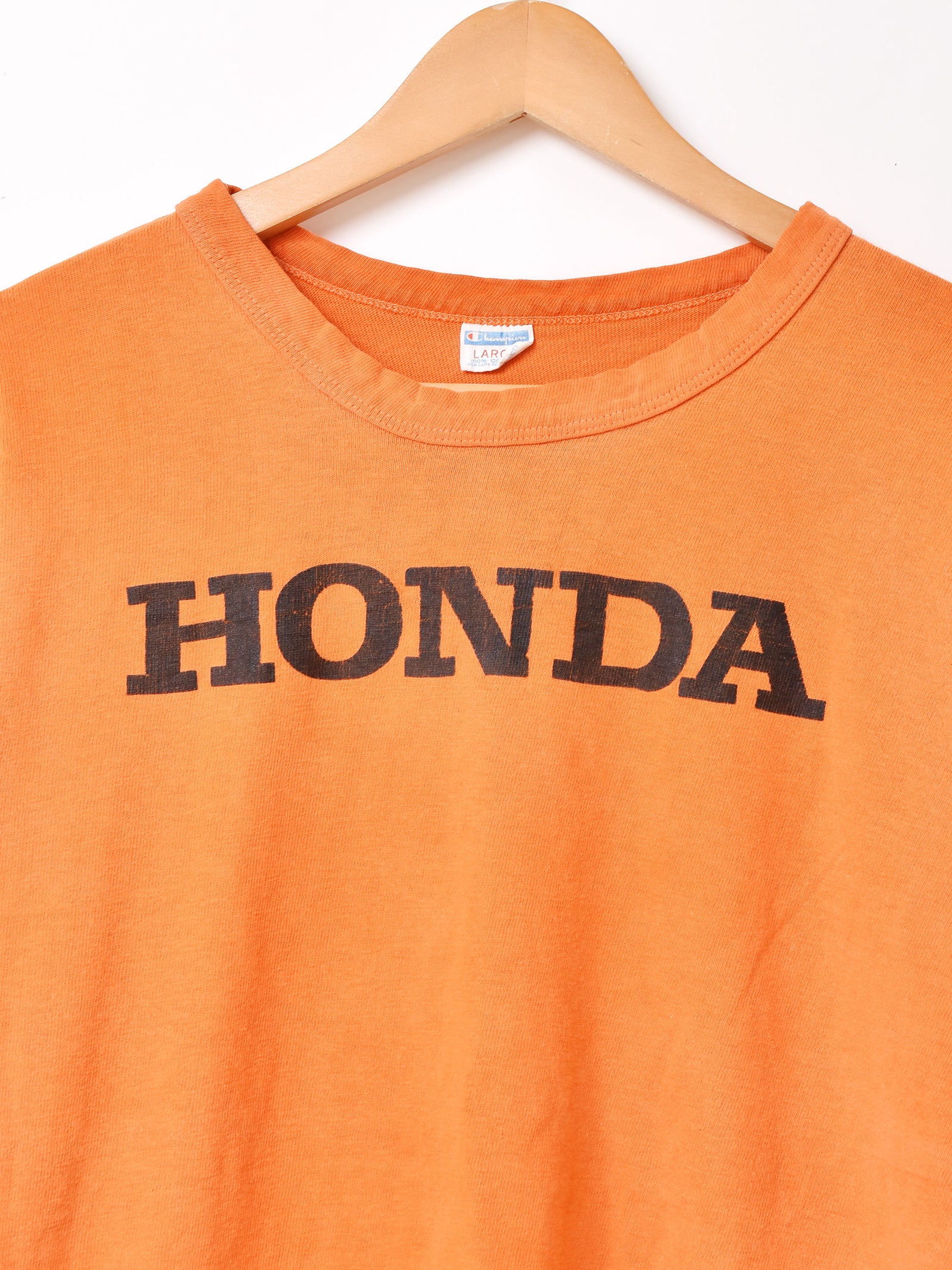 アメリカ製 70's〜80's Champion HONDA Budweiser プリントT