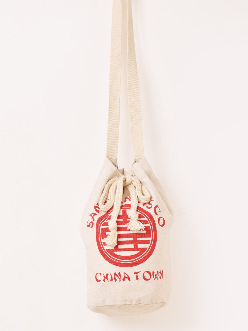巾着 バッグ「SANFRANCISCO CHAINA TOWN」