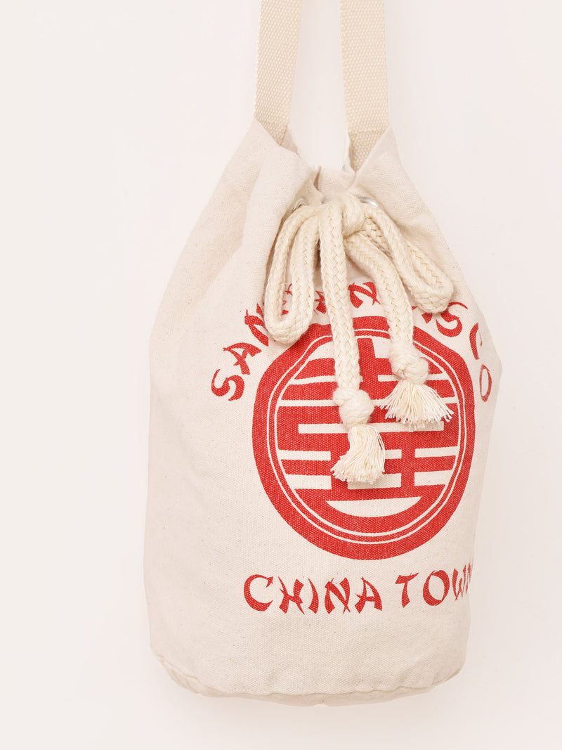 巾着 バッグ「SANFRANCISCO CHAINA TOWN」
