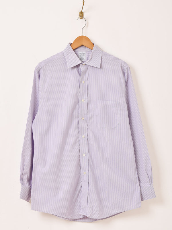 "BrooksBrothers" ストライプ 長袖シャツ