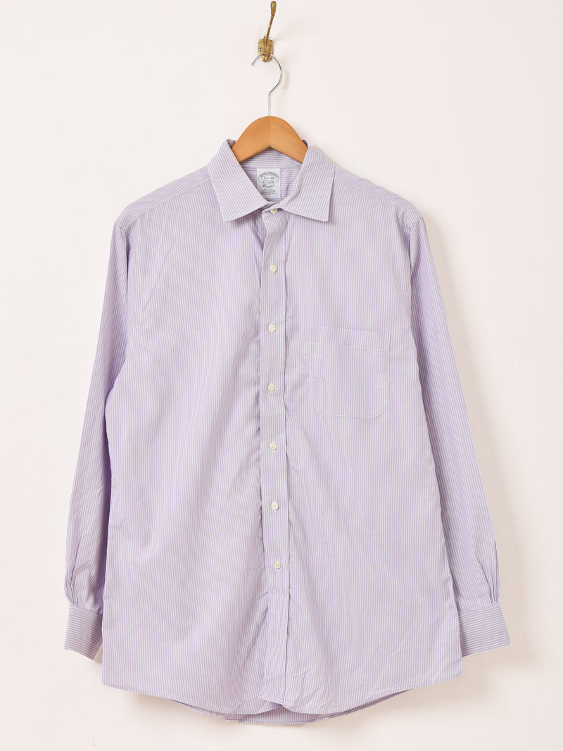 "BrooksBrothers" ストライプ 長袖シャツ