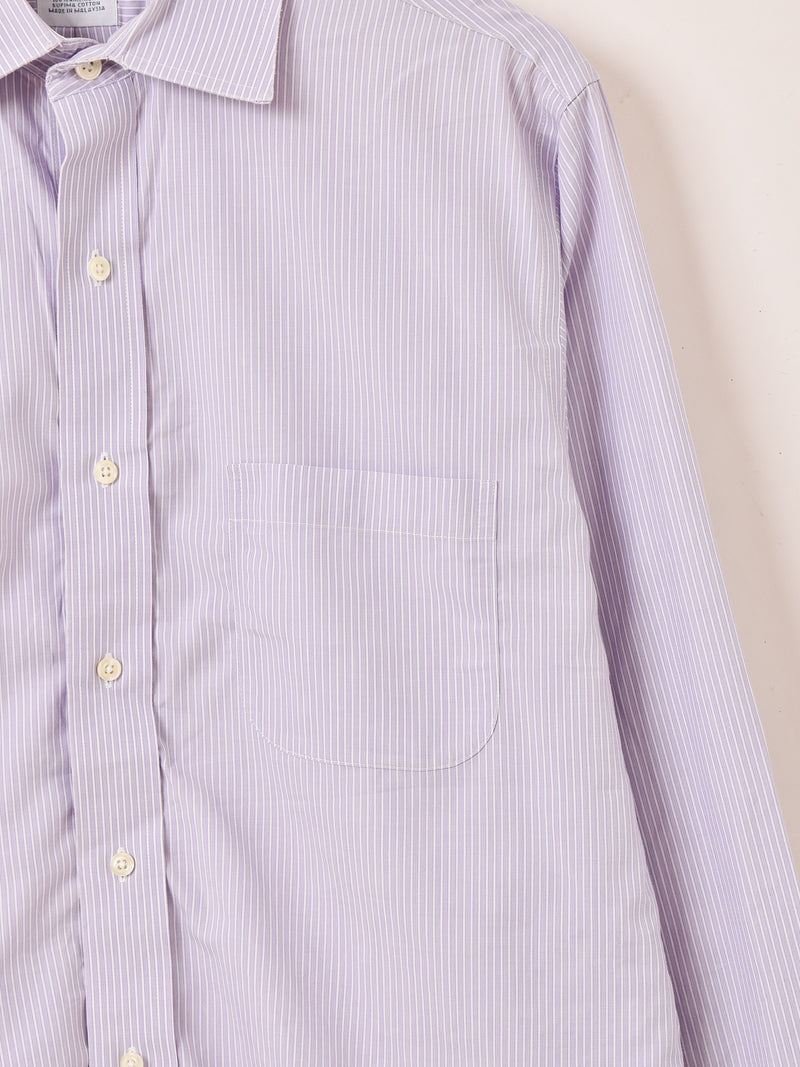 "BrooksBrothers" ストライプ 長袖シャツ