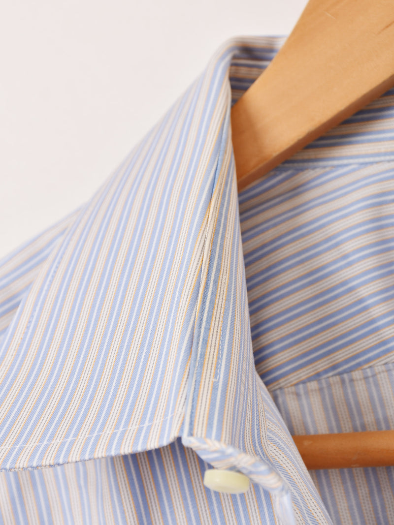 90's アメリカ製 "BrooksBrothers" ストライプ 長袖シャツ