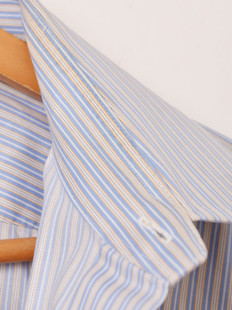 90's アメリカ製 "BrooksBrothers" ストライプ 長袖シャツ