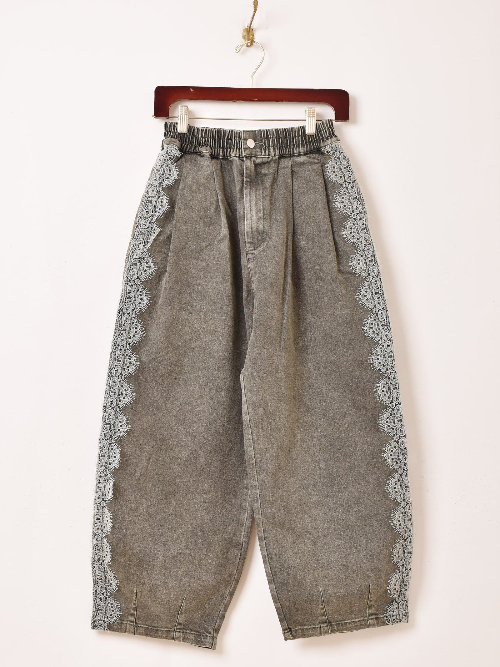 2色展開】Meridian サイドレース デニムパンツ – 古着屋Top of the