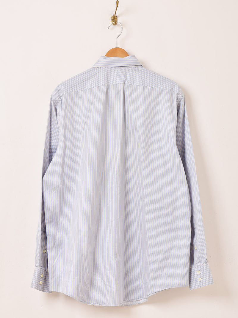 90's アメリカ製 "BrooksBrothers" ストライプ 長袖シャツ