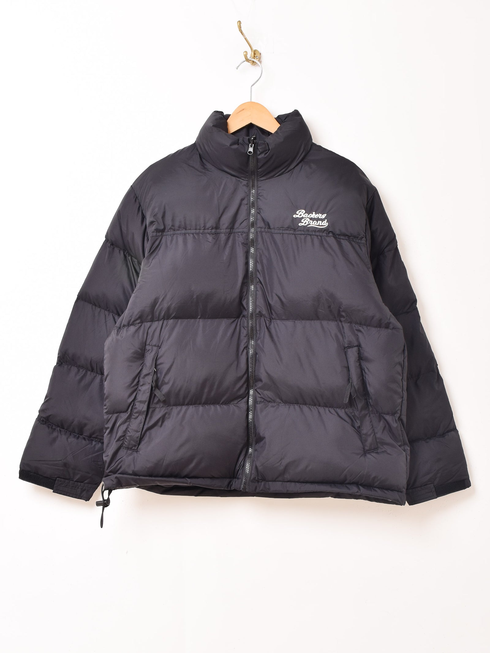 中古】デイリーペーパー DAILY PAPER ダウンジャケット 長袖 ロゴ 赤 L