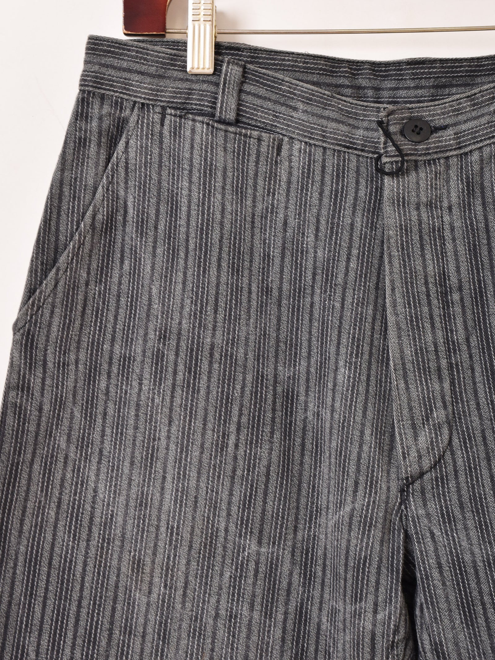 フランス製 ストライプ フレンチワークパンツ – 古着屋Top of the Hill