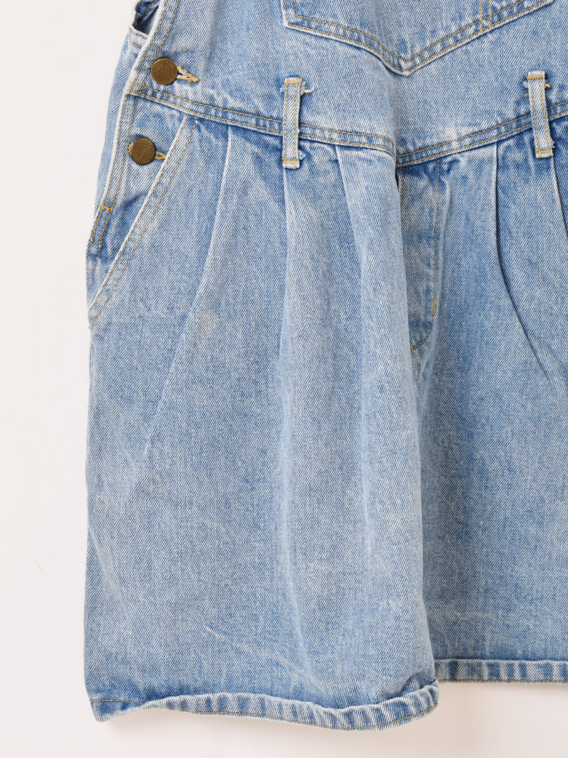 アメリカ製 "GUESS" デニム ミニサロペット ワンピース