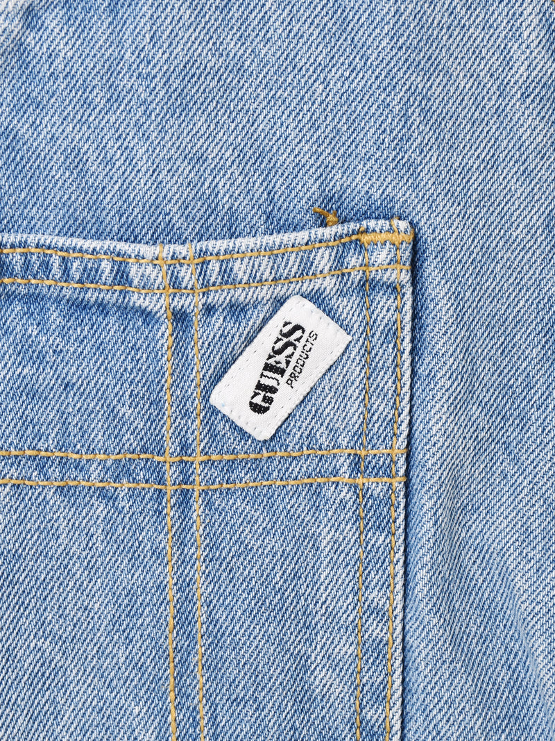 アメリカ製 "GUESS" デニム ミニサロペット ワンピース