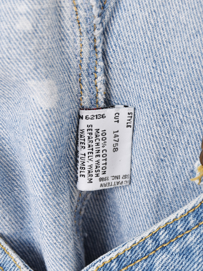 アメリカ製 "GUESS" デニム ミニサロペット ワンピース