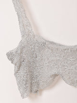 ラインストーン ビスチェ