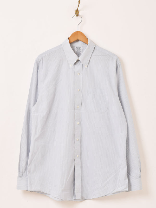 "BrooksBrothers" ストライプ 長袖シャツ