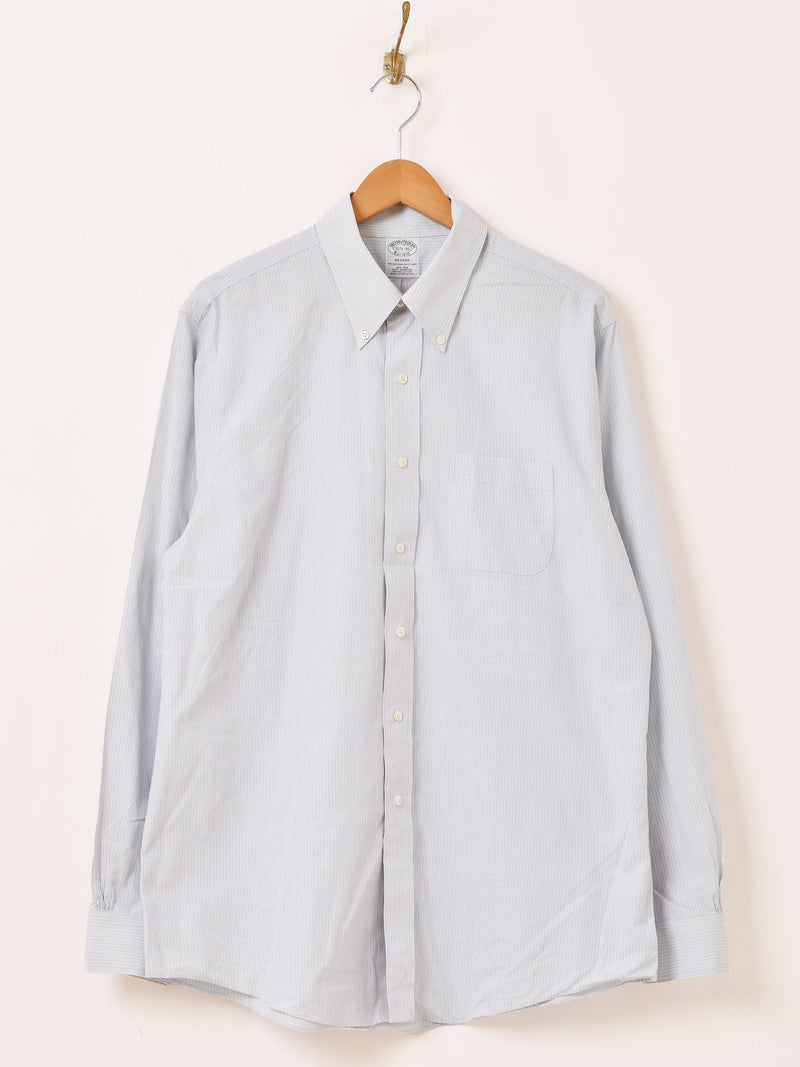 "BrooksBrothers" ストライプ 長袖シャツ