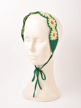 【2色展開】マーガレット柄 クロシェ ヘアバンド